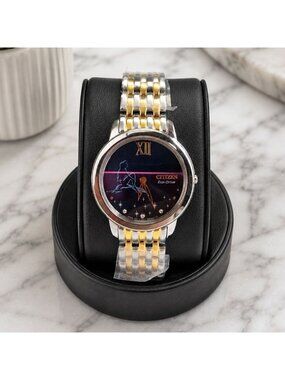 Citizen Ariel Diamond Disney Princess Blue Dial Womens Watch EX1499-50W SRP $435